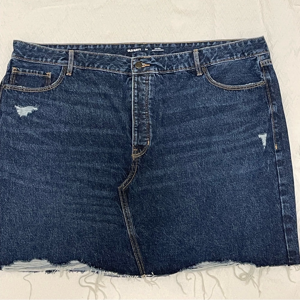 Old Navy mini denim skirt size 24 NWT